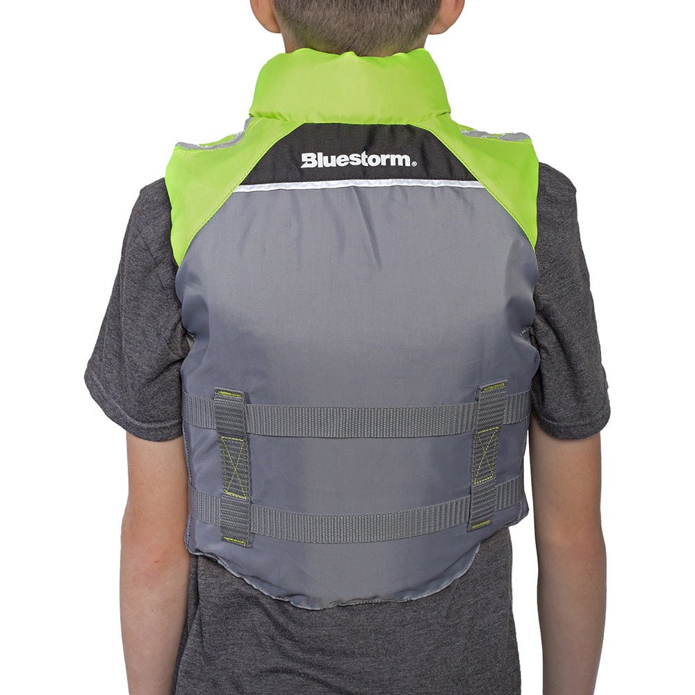 Bluestorm Classic Youth Fishing Life Jacket - Hi - Vis [BS - 365 - HVS - Y]