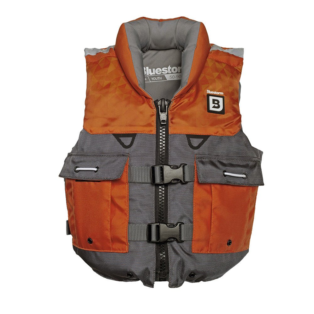 Bluestorm Classic Youth Fishing Life Jacket - Optic Orange [BS - 365 - ORG - Y]