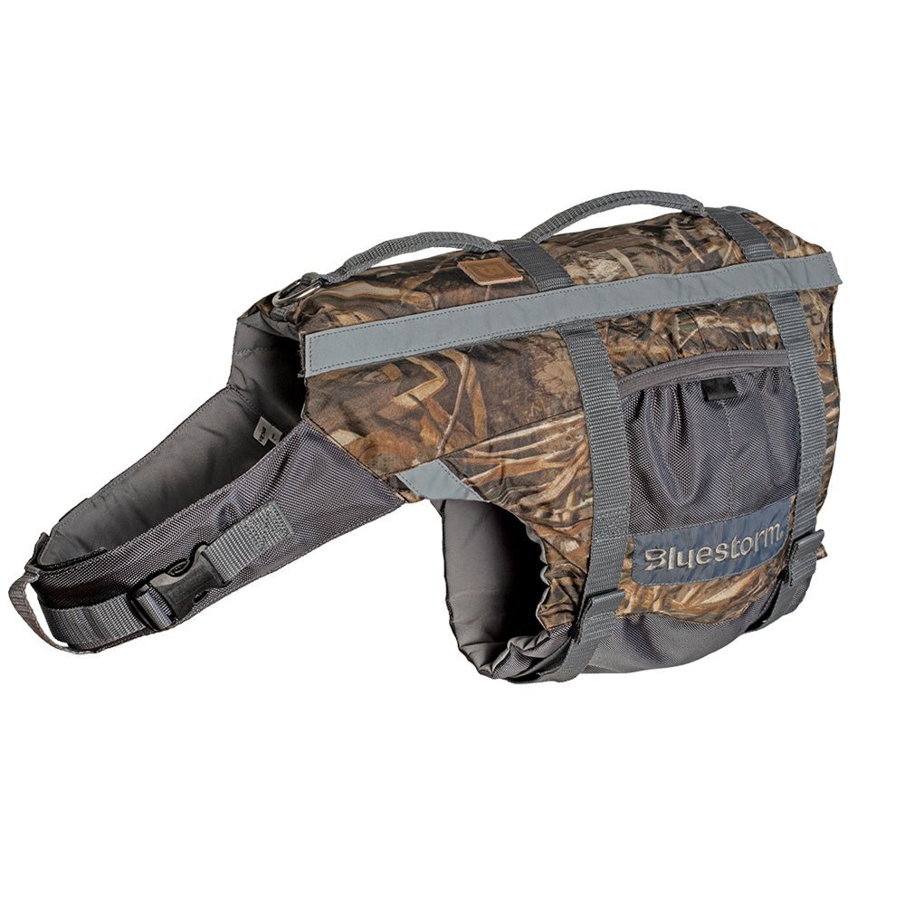 Bluestorm Dog Paddler Life Jacket - MAX5 Camo - Medium [BS - ADV - MX5 - MEDIUM]