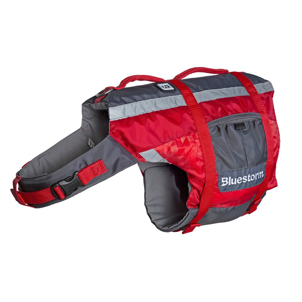 Bluestorm Dog Paddler Life Jacket - Nitro Red - Medium [BS - ADV - RED - MEDIUM]