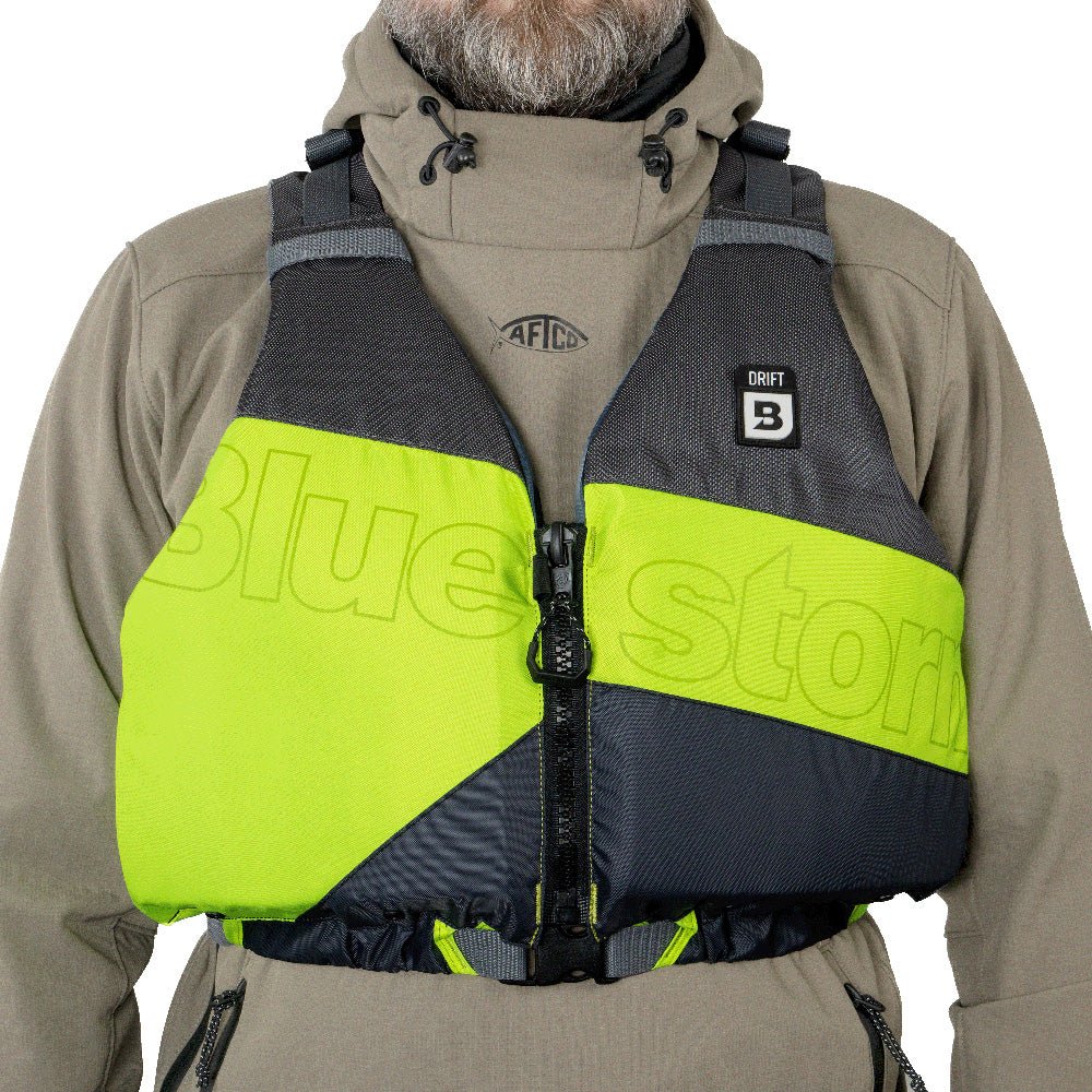 Bluestorm Drift Adult Universal Paddling Vest - Hi - Vis [BS - 247 - HVS - U]