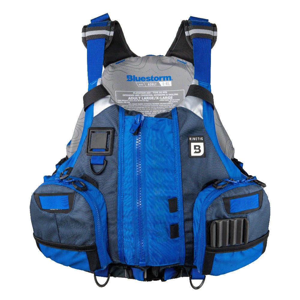 Bluestorm Kinetic Kayak Fishing Vest - Deep Blue - 2XL/3XL [BS - 409 - BLU - XXL]