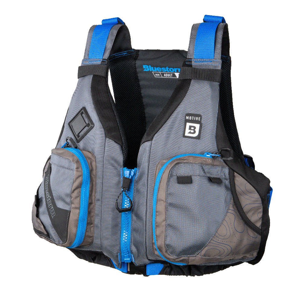 Bluestorm Motive Kayak Fishing Vest - Deep Blue - 2XL/3XL [BS - 248 - TPE - 2/3XL]