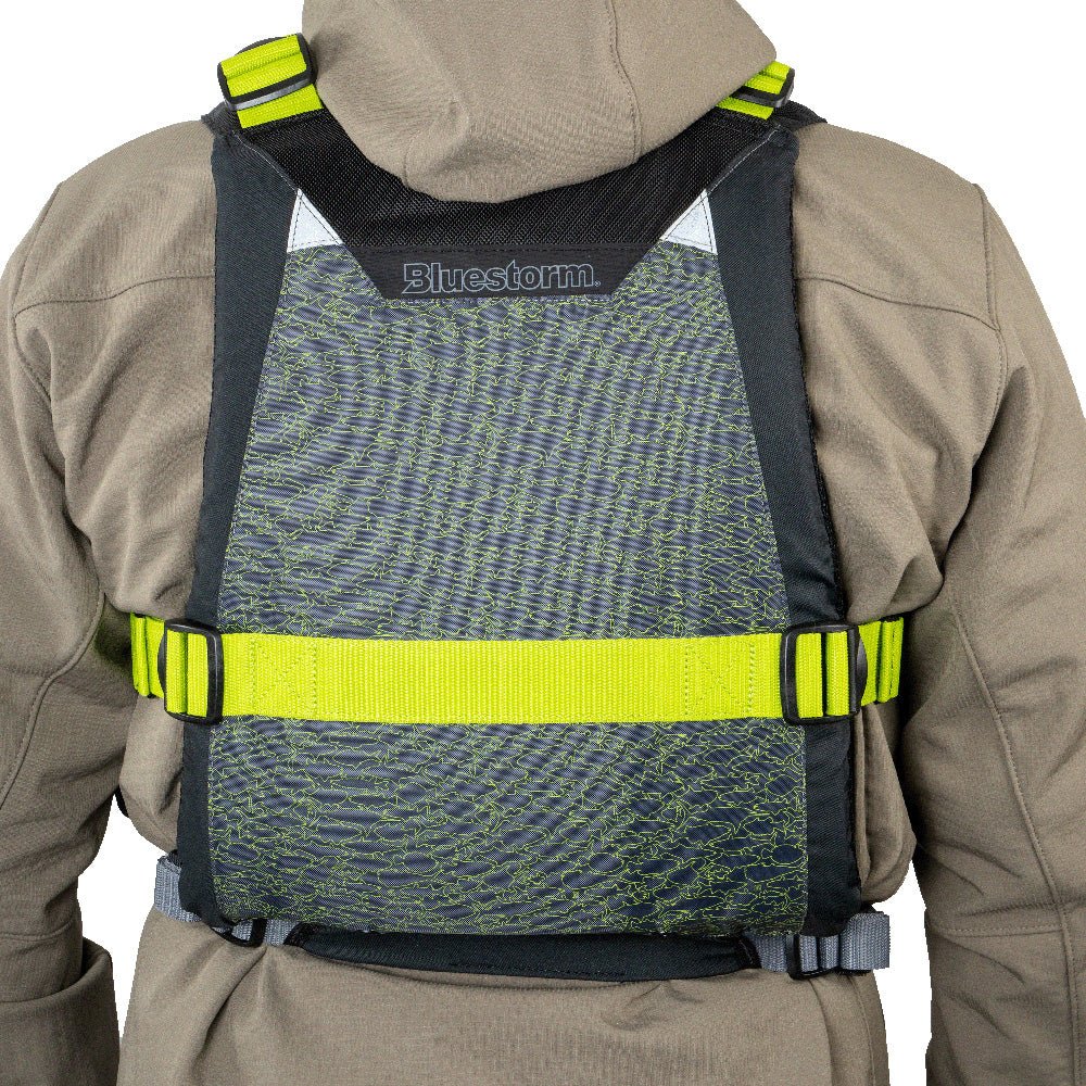 Bluestorm Motive Kayak Fishing Vest - Hi - Vis - 2XL/3XL [BS - 248 - HVS - 2/3XL]