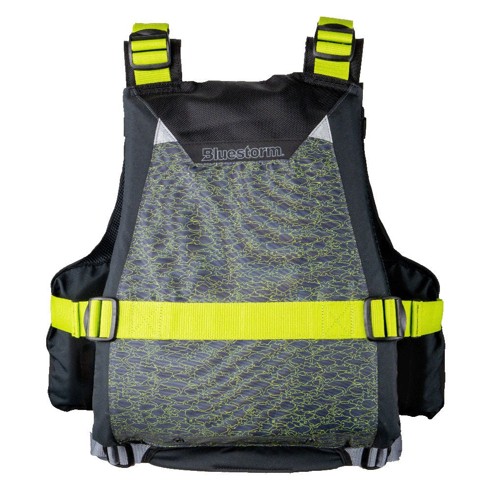 Bluestorm Motive Kayak Fishing Vest - Hi - Vis - L/XL [BS - 248 - HVS - L/XL]