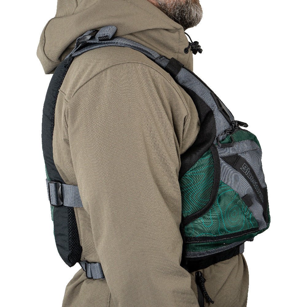 Bluestorm Motive Kayak Fishing Vest - Hunter Green - 2XL/3XL [248 - HNT - 2/3XL]