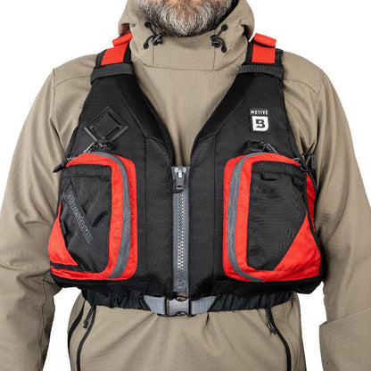 Bluestorm Motive Kayak Fishing Vest - Nitro Red - 2XL/3XL [BS - 248 - RDD - 2/3XL]