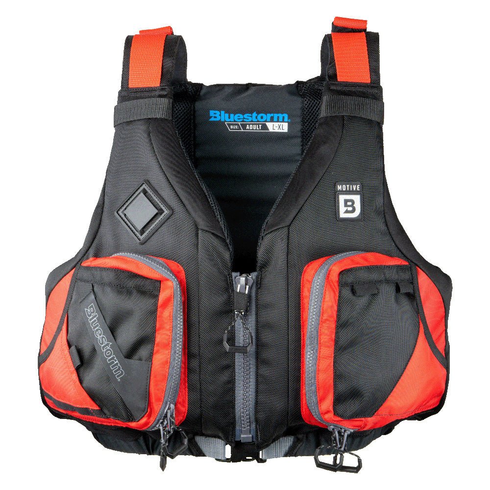 Bluestorm Motive Kayak Fishing Vest - Nitro Red - 2XL/3XL [BS - 248 - RDD - 2/3XL]