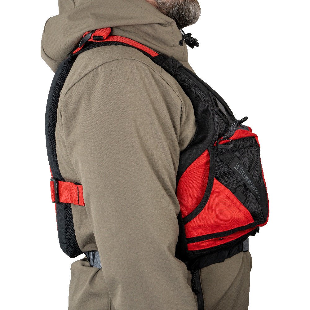 Bluestorm Motive Kayak Fishing Vest - Nitro Red - 2XL/3XL [BS - 248 - RDD - 2/3XL]