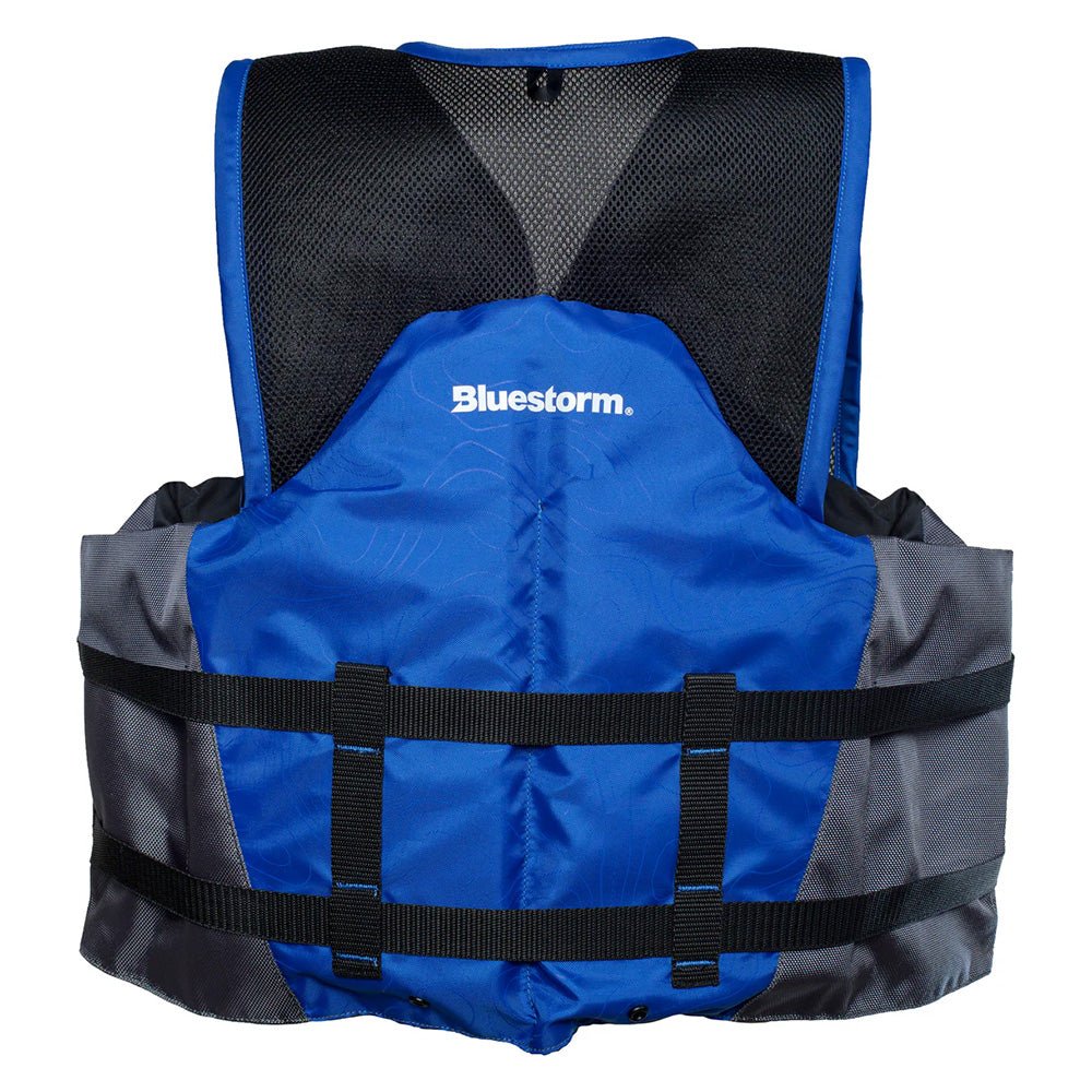 Bluestorm Sportsman Adult Mesh Fishing Life Jacket - Deep Blue - 2XL/3XL [BS - 105 - BLU - 2/3X]