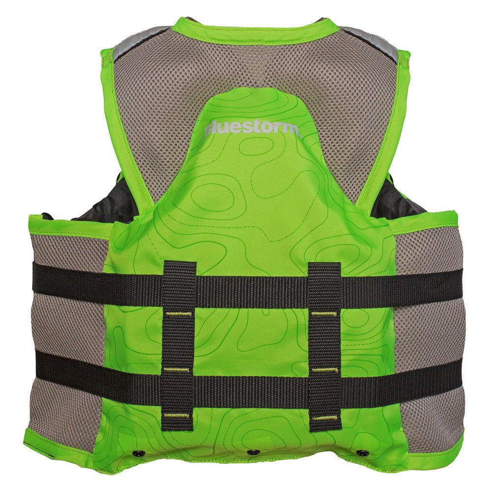 Bluestorm Sportsman Youth Mesh Fishing Life Jacket - Hi - Vis [BS - 105 - HVS - Y]