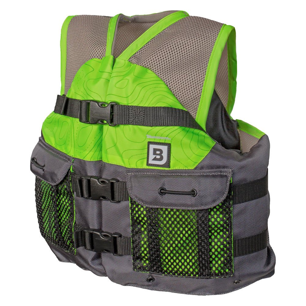 Bluestorm Sportsman Youth Mesh Fishing Life Jacket - Hi - Vis [BS - 105 - HVS - Y]