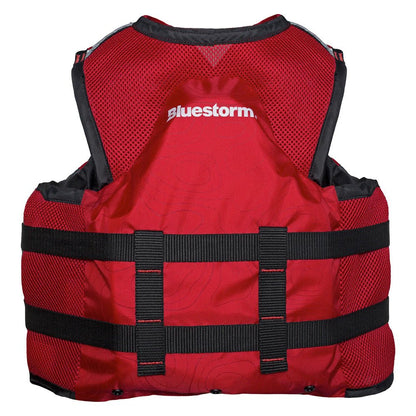 Bluestorm Sportsman Youth Mesh Fishing Life Jacket - Nitro Red [BS - 105 - RED - Y]