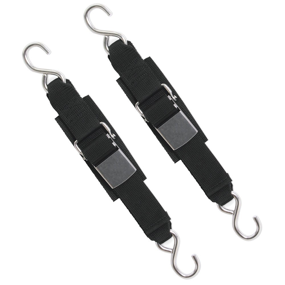 BoatBuckle Stainless Steel Kwik - Lok Transom Tie - Downs [F12066]