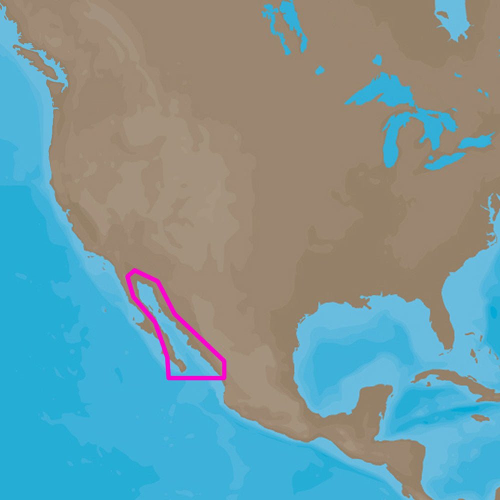 C - MAP 4D NA - D950 Gulf of Califonia , Mexico [NA - D950]