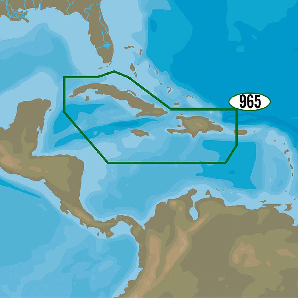 C - MAP 4D NA - D965 - Cuba, Dominican Republic, Caymans & Jamaica [NA - D965]