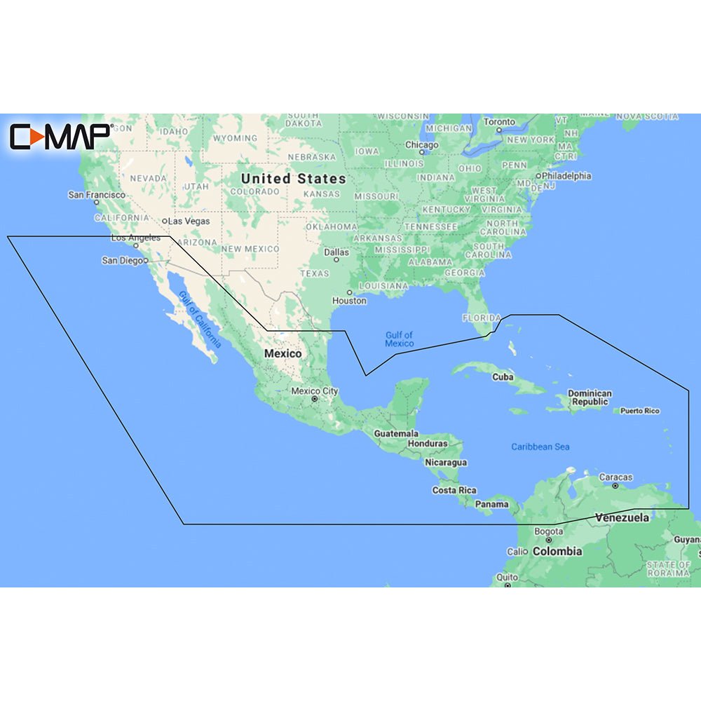 C - MAP M - NA - Y205 - MS Central America Caribbean REVEAL Coastal Chart [M - NA - Y205 - MS]