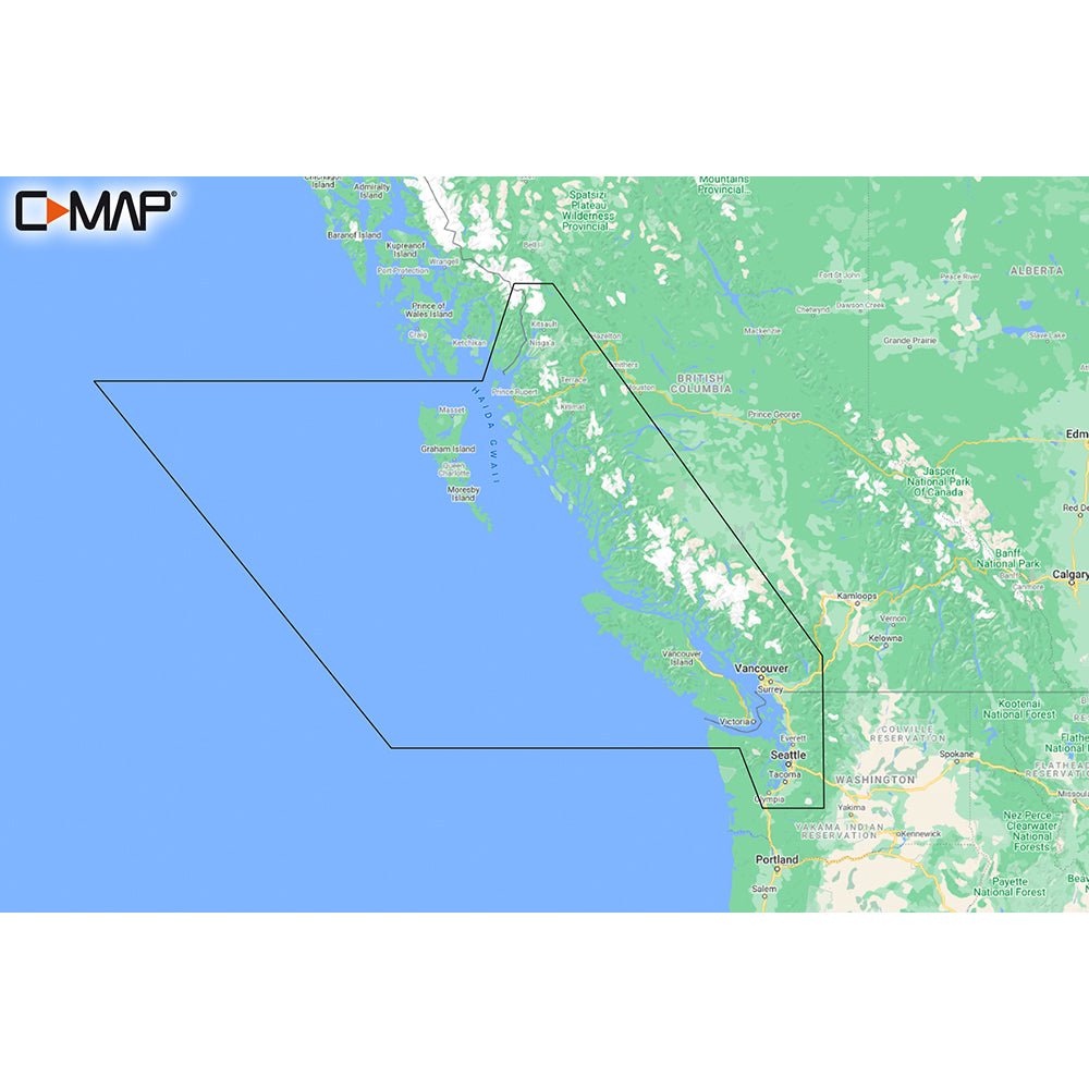 C - MAP M - NA - Y207 - MS Columbia Puget Sound REVEAL Coastal Chart [M - NA - Y207 - MS]