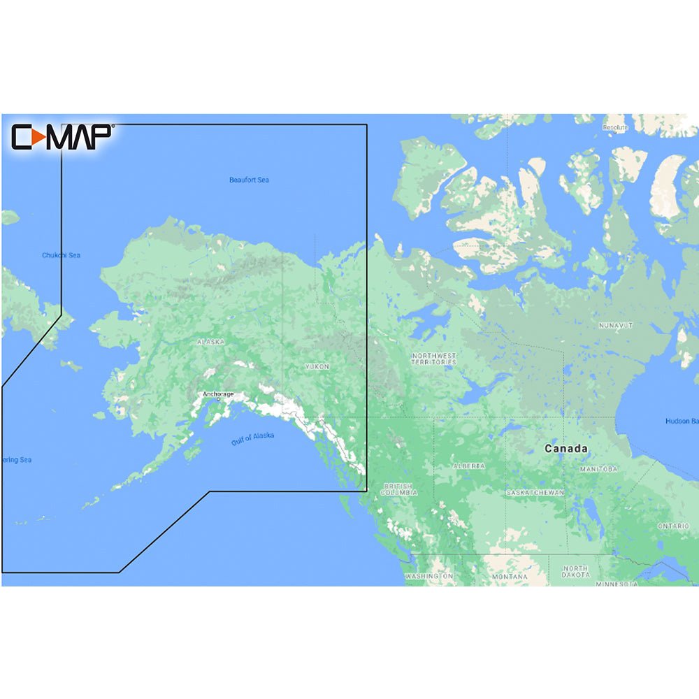 C - MAP M - NA - Y208 - MS Alaska REVEAL Coastal Chart [M - NA - Y208 - MS]