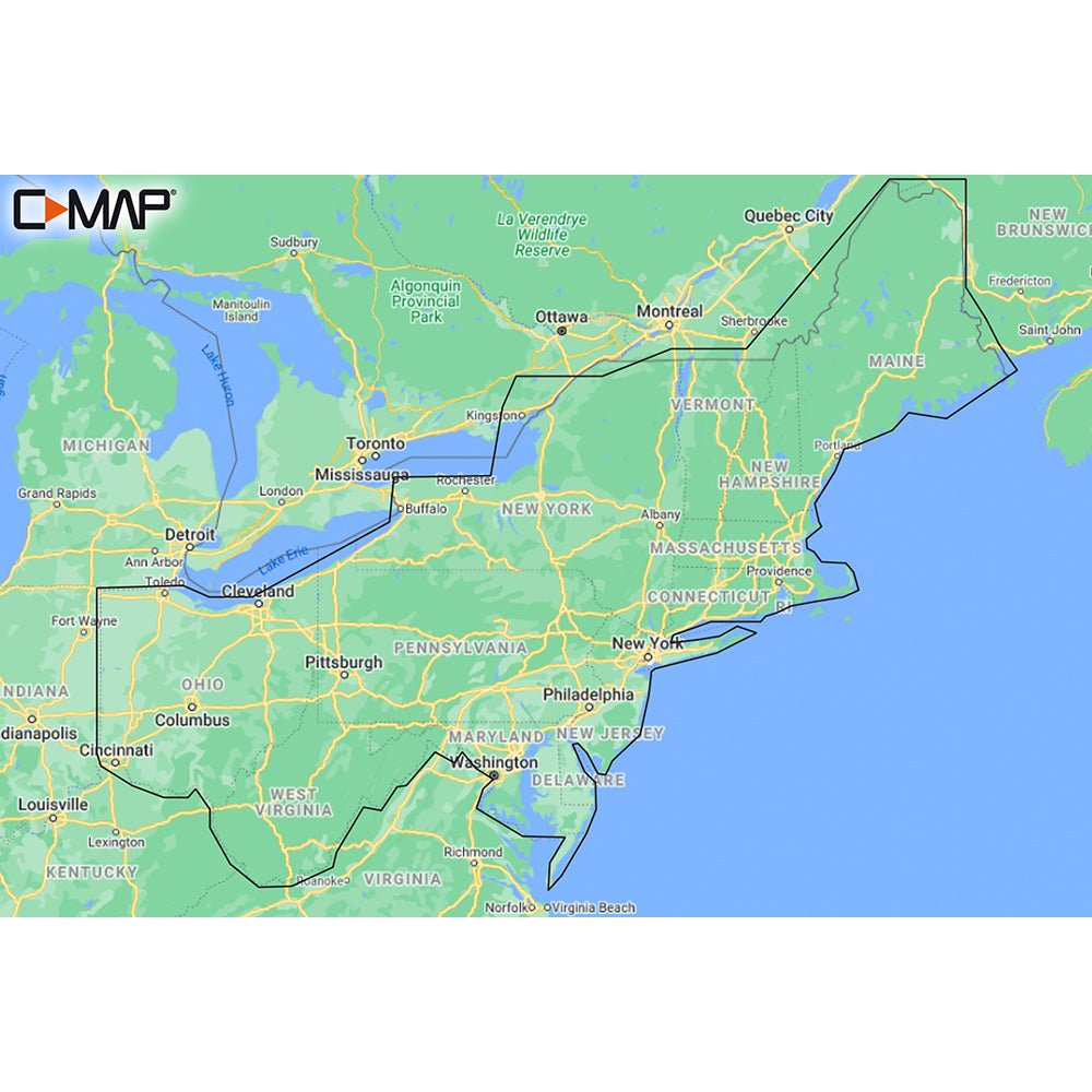 C - MAP M - NA - Y213 - MS US Lakes East REVEAL Inland Chart [M - NA - Y213 - MS]