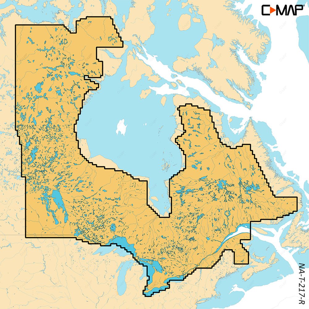 C - MAP REVEAL X - Canada Lakes Insight East HD [M - NA - T - 217 - R - MS]