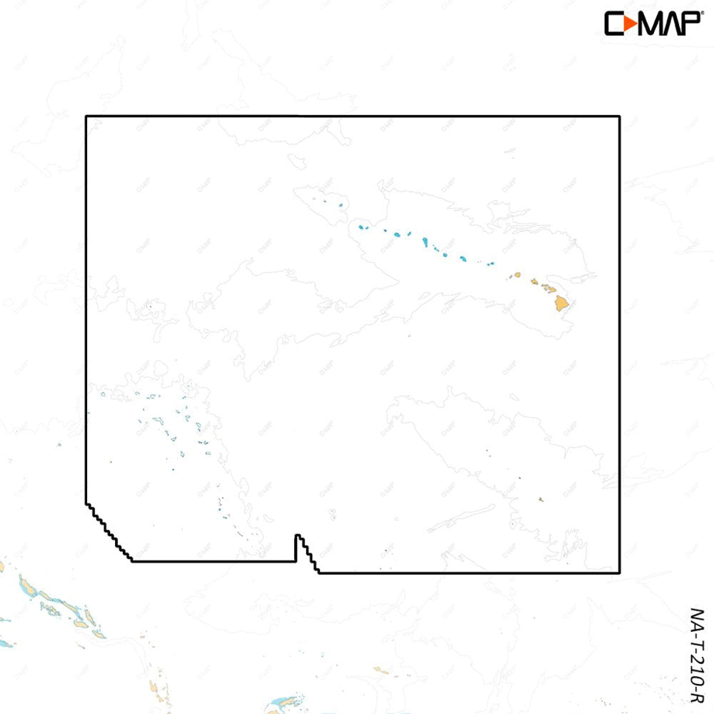 C - MAP REVEAL X - Hawaii Marshall Islands French Polynesia [M - NA - T - 210 - R - MS]