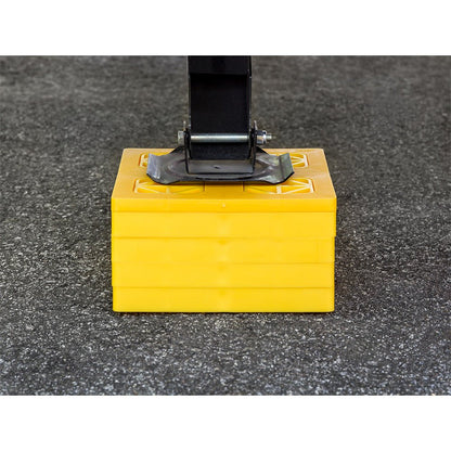 Camco FasTen Leveling Blocks w/T - Handle - 2x2 - Yellow *10 - Pack [44512]