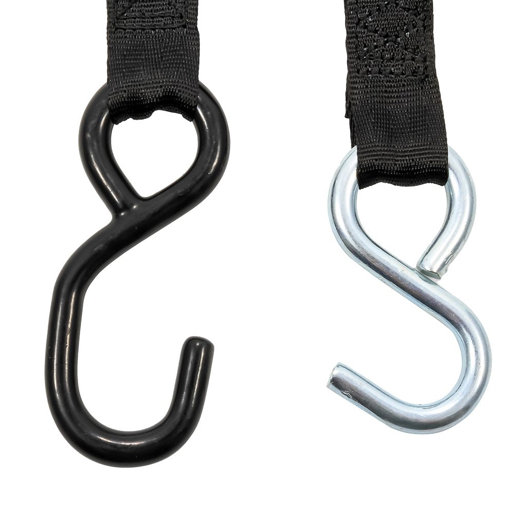 Camco Retractable Tie - Down Straps - 1&quot; Width 6 Dual Hooks [50033]