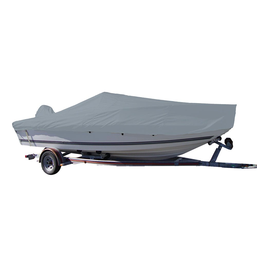 Carver Performance Poly - Guard Styled - to - Fit Boat Cover f/20.5 V - Hull Center Console Fishing Boat - Grey [70020P - 10]