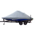 Carver Sun - DURA Specialty Boat Cover f/23.5 Inboard Tournament Ski Boats w/Wide Bow Swim Platform - Grey [82123S - 11]