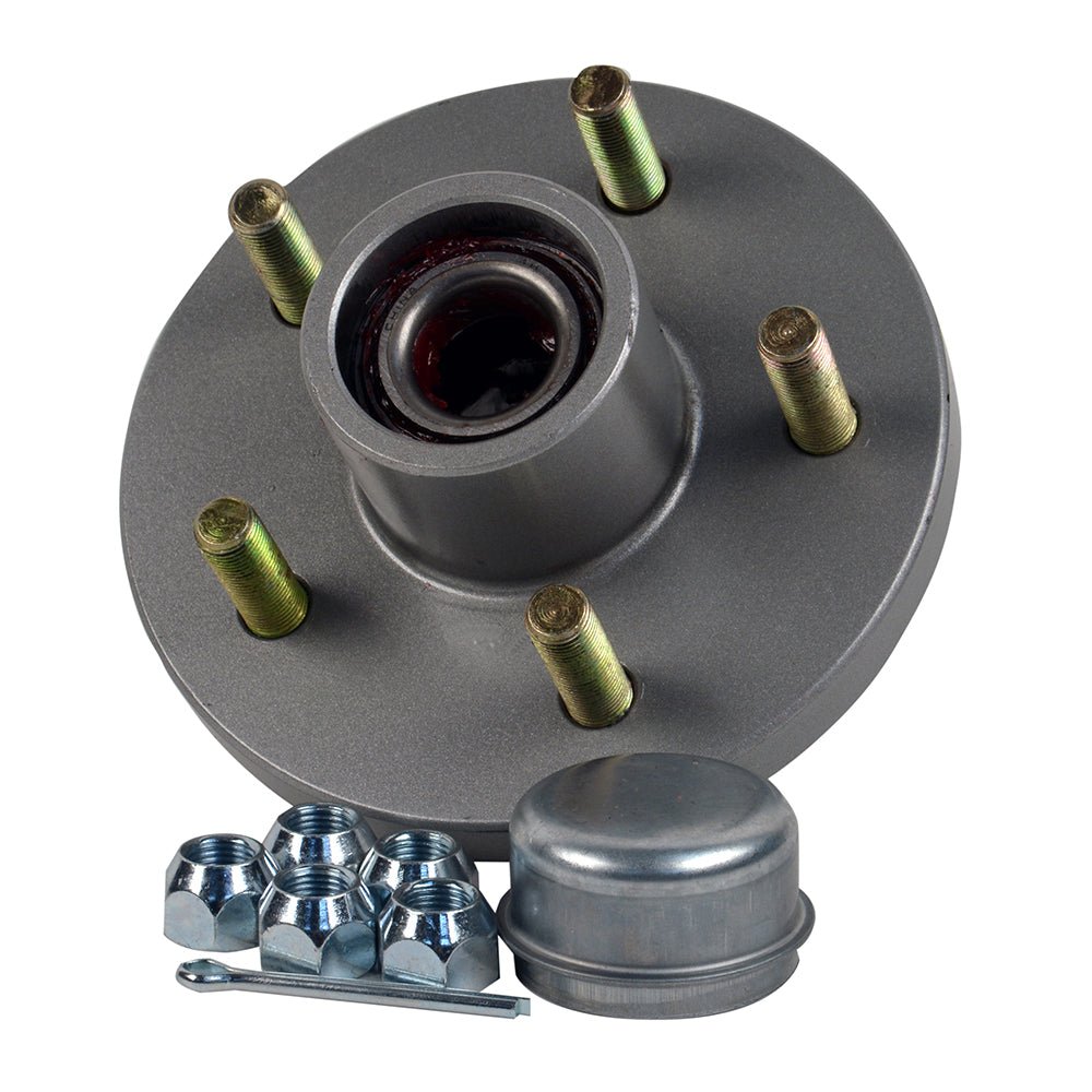 C.E. Smith Trailer Hub Kit - 1 - 3/8" x 1 - 1/16" Tapered - 5 x 4 - 1/2" Galvanized [13515]