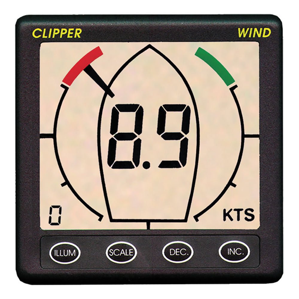 Clipper Tactical True Apparent Wind Display Repeater [CLIP - TWNDRP]