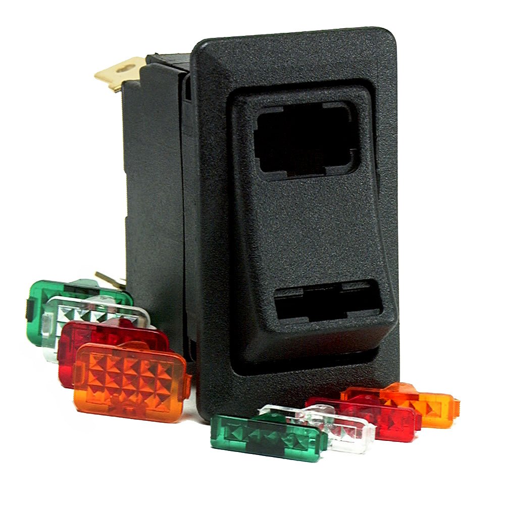 Cole Hersee Lighted Rocker Switch SPDT On - Off - On 4 Blade [58328 - 103 - BP]