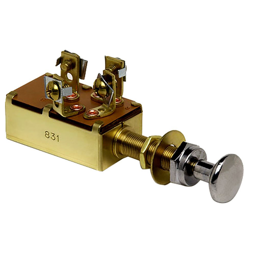 Cole Hersee Push Pull Switch SPDT Off - On1 - On2 4 Screw [M - 532 - BP]