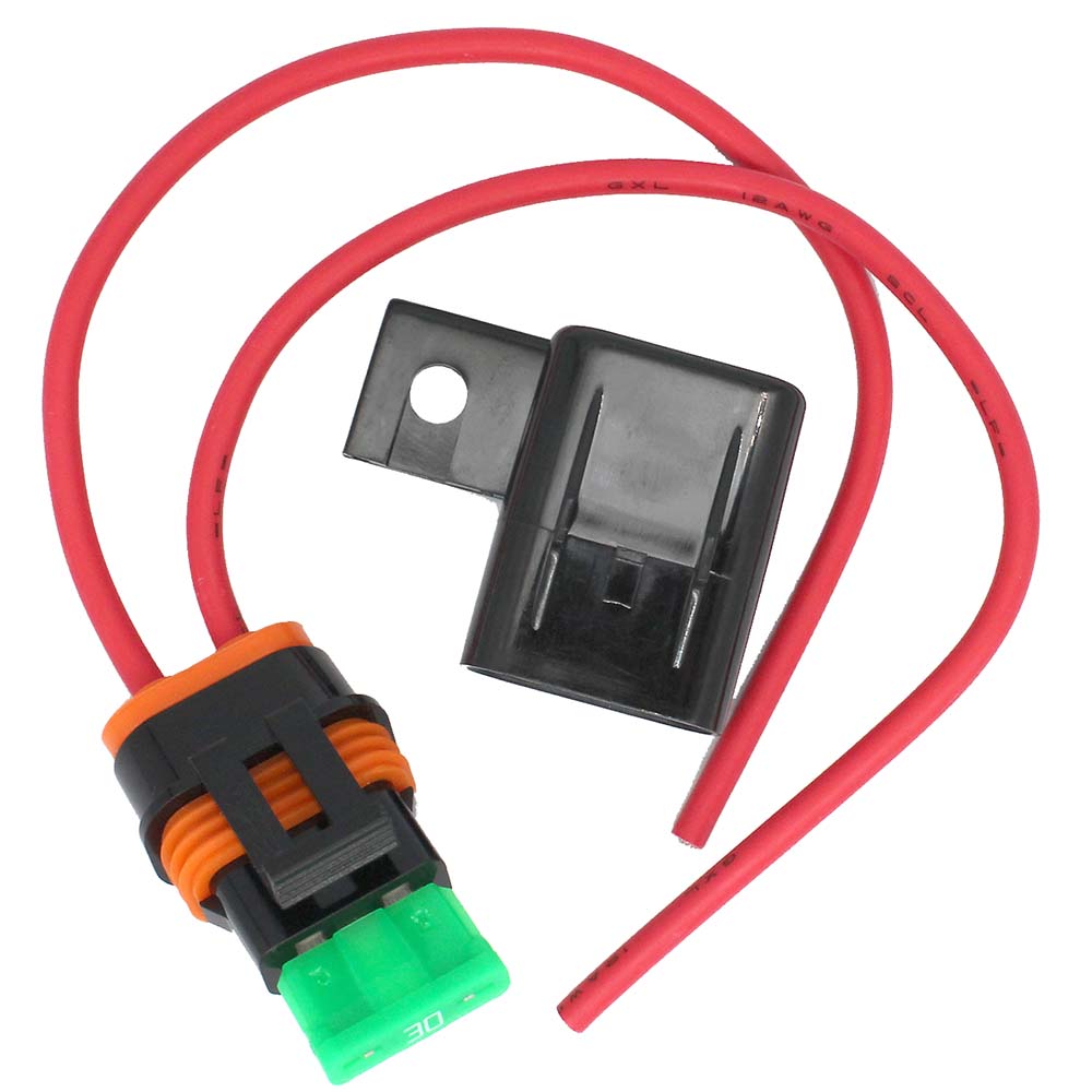 Cole Hersee Sealed Heavy - Duty ATO Fuse Holder - 30A - 12AWG [FHAS100 - BP]