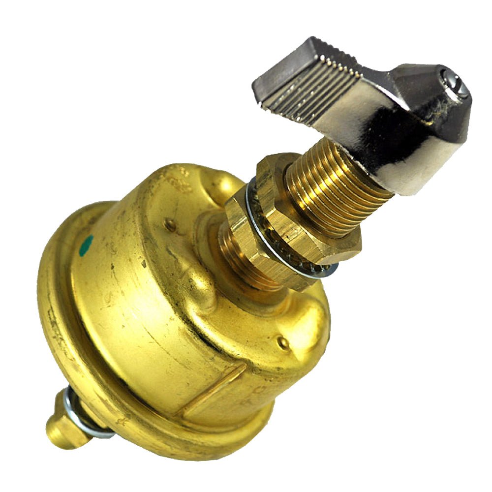 Cole Hersee Single Pole Brass Marine Battery Switch - 175 Amp - Continuous 800 Amp Intermittent [M - 284 - 01 - BP]