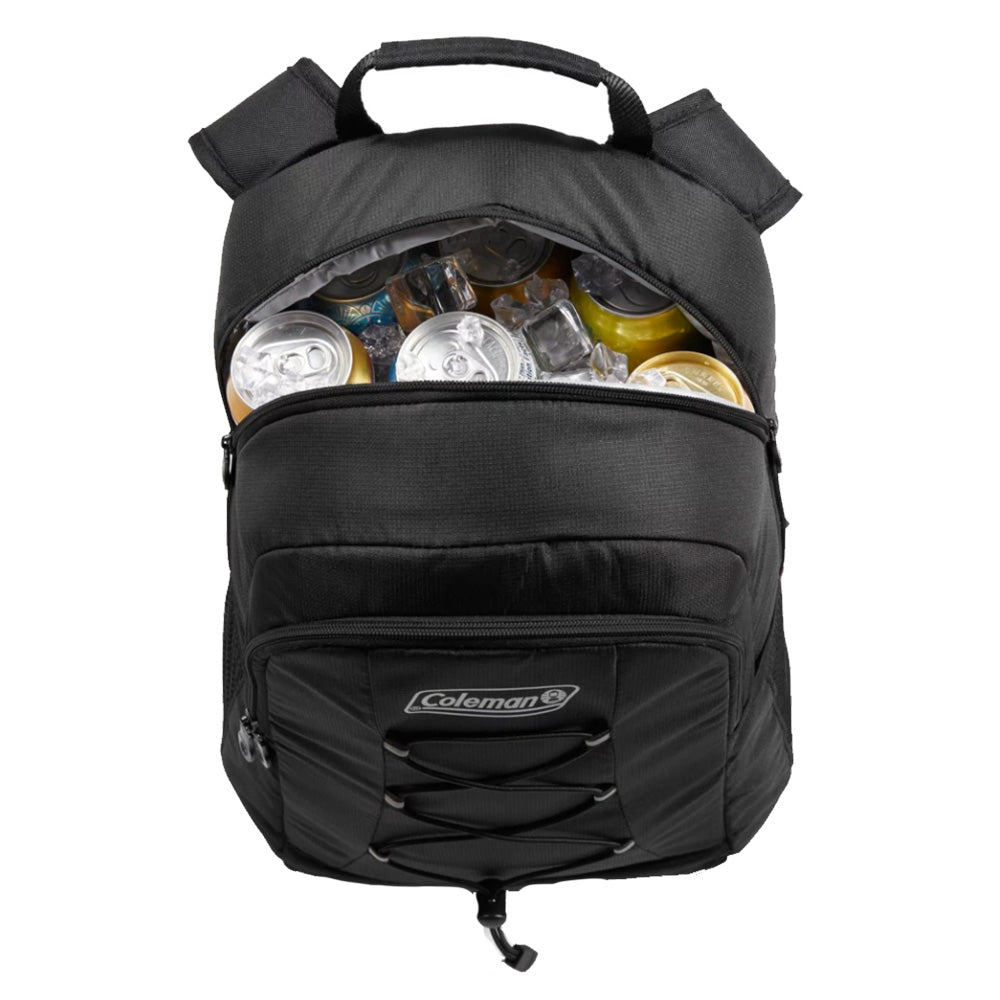 Coleman CHILLER 28 - Can Soft - Sided Backpack Cooler - Black [2158133]