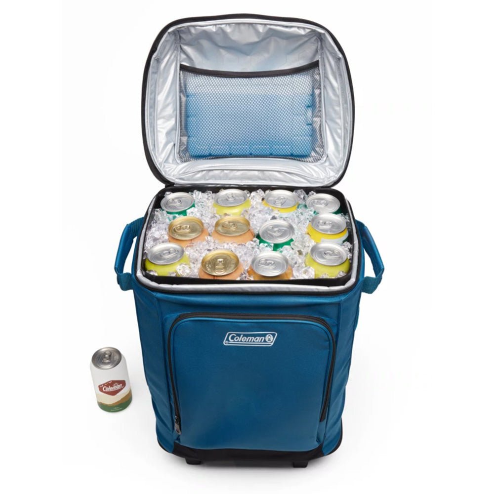 Coleman CHILLER 42 - Can Soft - Sided Portable Cooler w/Wheels - Deep Ocean [2158120]