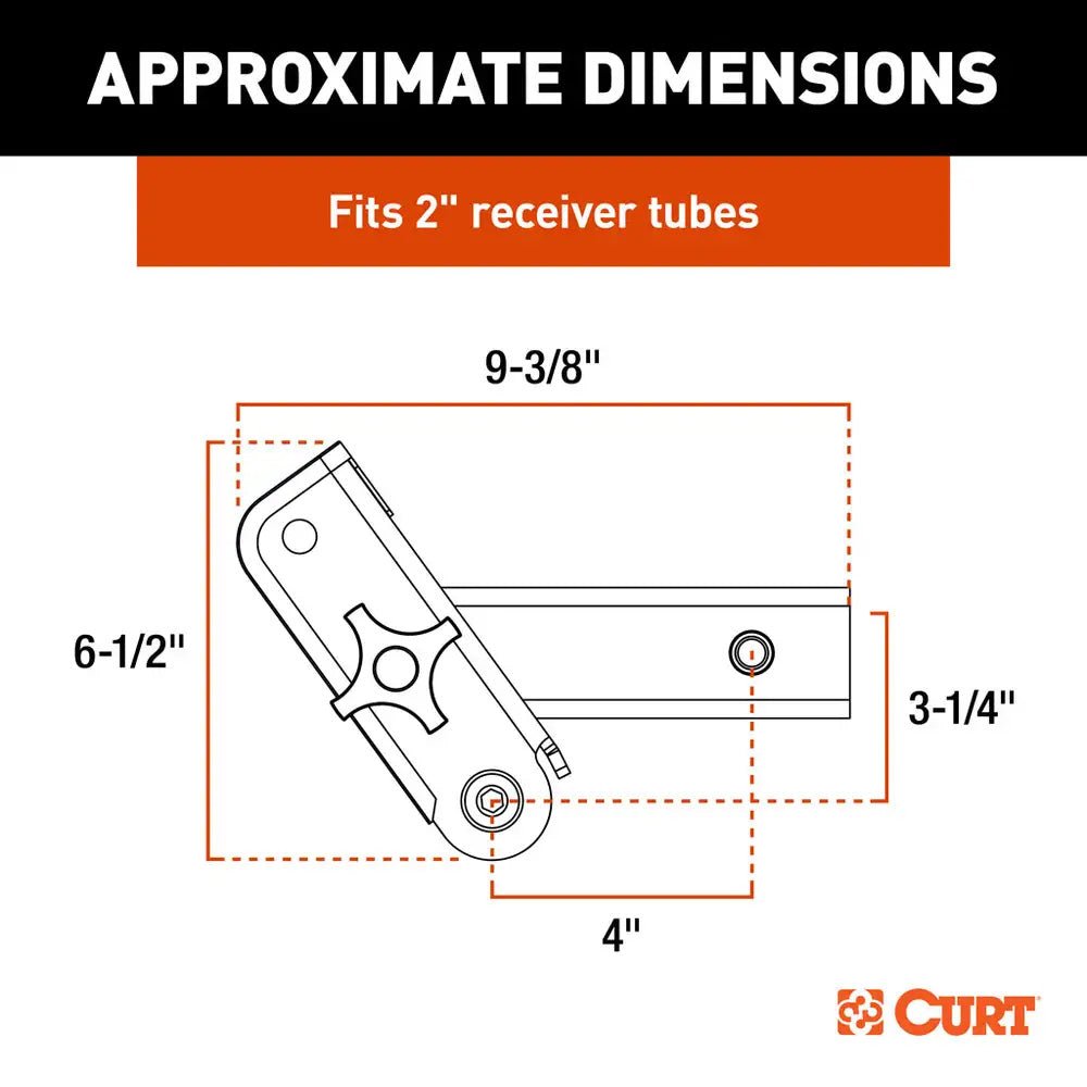 CURT ActiveLink 2&quot; Receiver Shank - Up to 5000 lbs [18402]