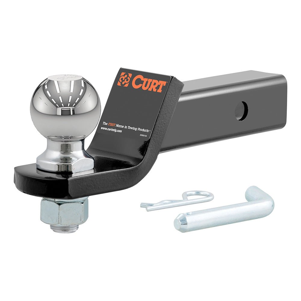 CURT Loaded Ball Mount w/2 - 5/16&quot; Ball - 2&quot; Shank - 2&quot; Drop - 7,500 lbs [45041]