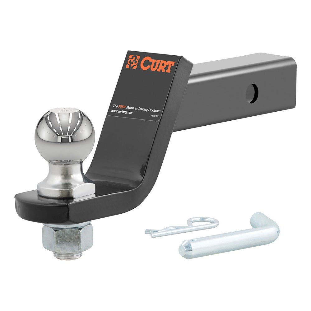 CURT Loaded Ball Mount w/2&quot; Ball - 2&quot; Shank - 4&quot; Drop - 7,500 lbs [45056]