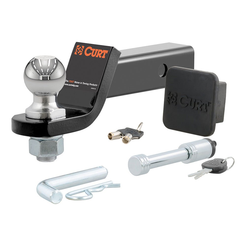 CURT Towing Starter Kit w/2&quot; Ball - 2&quot; Shank - 7,500 lbs - 2&quot; Drop [45534]