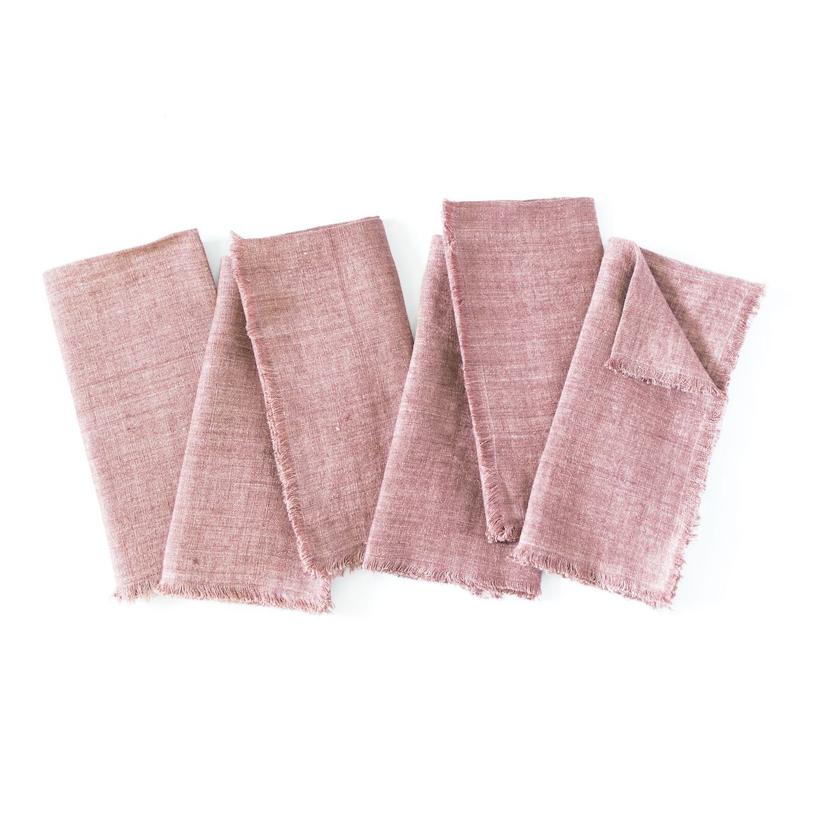 Stone Washed Linen Dinner Napkins