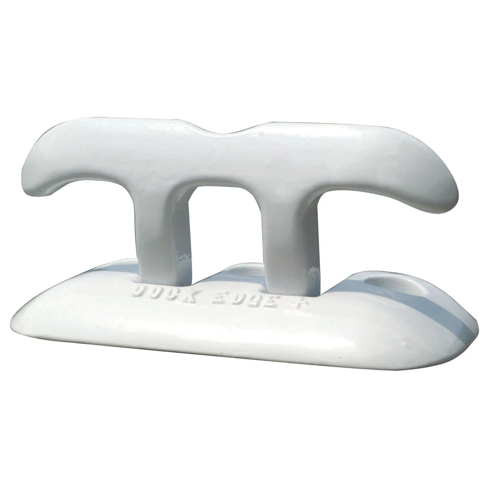 Dock Edge Flip Up Dock Cleat 8&quot; - White [2608W - F]