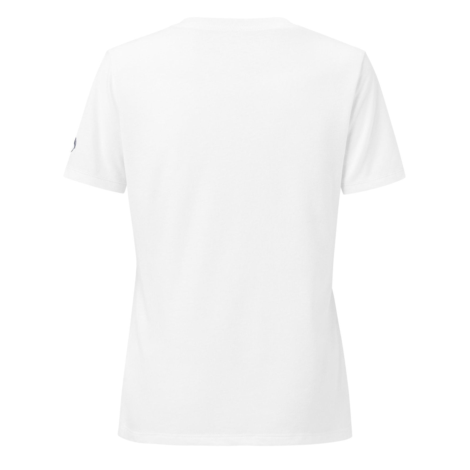 Docktail Hour V - Neck Tee | Glacier White