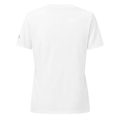 Docktail Hour V - Neck Tee | Glacier White