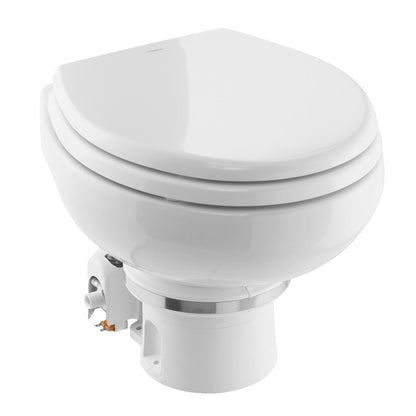 Dometic MasterFlush MF 7120 - White - Electric Macerating Toilet w/Orbit Base Slow Close Seat - Freshwater - 12V [9610007270]