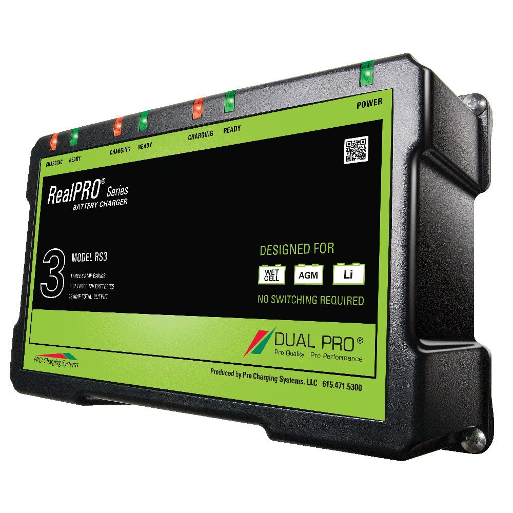 Dual Pro RealPRO Series Battery Charger - 18A - 3 - 6A - Banks - 12V - 36V [RS3]