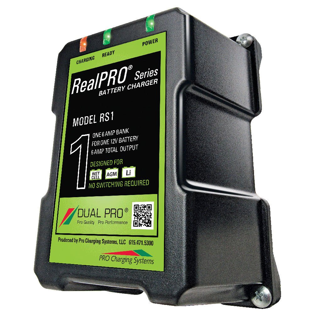 Dual Pro RealPRO Series Battery Charger - 6A - 1 - Bank - 12V [RS1]