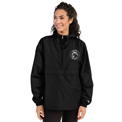 Seafarer Half-Zip Packable Pullover Jacket - Black